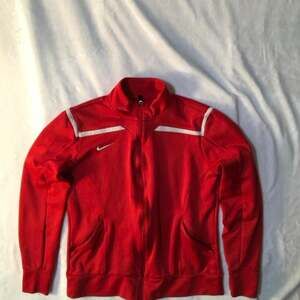 Nike Dri-FIT Red Track Jacket Full Zip